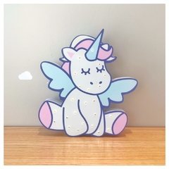 Lámpara Unicornio bebe sentado en internet