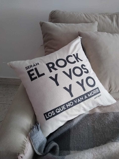 Almohadón #EL ROCK Y VOS Y YO
