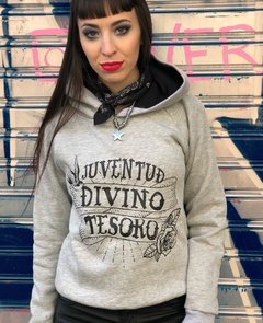 Buzo con capucha "JUVENTUD DIVINO TESORO" - comprar online
