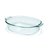 Asadera Fuente Horno Ovalada Vidrio Pyrex Basics 31cm 1,9 Lt