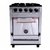 Cocina Industrial Pevi 4 Hornallas 55 Cm Ac Inox Hor Pizzero - comprar online