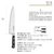 Cuchillo Forjado Chef Cocinero 25cm | 3 Claveles Forge - comprar online