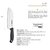 Cuchillo Santoku Alveolado 18cm Acero 3 Claveles Evo Chef - comprar online