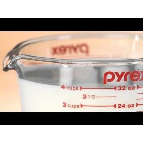 OnePine 500ml Taza de medición de cristal con tapa, jarra medidora vidrio  para la Cocina