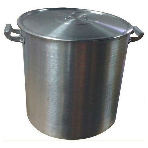 Olla Gastronomica Nº 24 Cm De Aluminio 10 Litros Reforzada