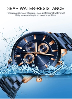 Relógio HANNAH MARTIN 1202 Aço Inoxidável Á Prova D'Água na internet