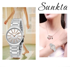 Relógio Feminino SUNKTA À Prova D'Água Diamantes M6605 - comprar online