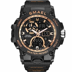 Relógio Militar Esporte masculino SMAEL 8011 à prova d´ água - comprar online