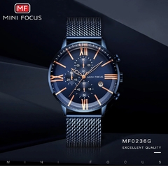 Relógio Unissex MINIFOCUS MF0236G À Prova D' Água Cronógrafo - loja online