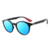 Óculos de Sol Redondos ElaShopp polarizados Unissex Anti-Reflexo