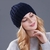 Touca Gorro de Inverno ElaShopp Malha Grossa de Lã para Mulheres - comprar online