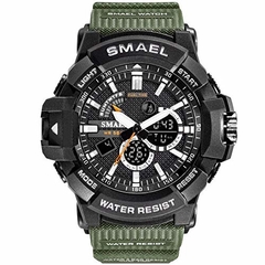 Relógio Masculino Esportivo SMAEL 1809 Militar à Prova d´Água - loja online