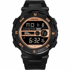 Relógios de Pulso Masculino Smael Esportivo Casual 1361b à prova d´água-7