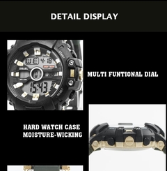 Relógio Esportivo Digital SMAEL 1532b Luxuoso À Prova D´Água