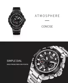 Relógio Masculino SMAEL 1363 Automático À Prova D´Água - loja online