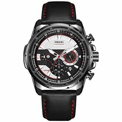 Relógio de Pulso Quartzo SMAEL Luxuoso SL9092 À Prova D´Água - ElaShopp.com