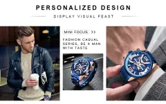 Relógio MINIFOCUS MF 0336 À Prova D' Água Aço Inoxidável - loja online