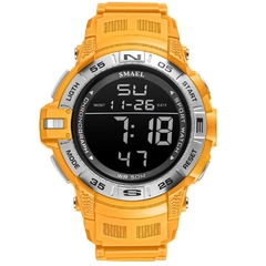 Relógio Masculino SMAEL 1511 Digital À Prova D Água Esporte-laranja