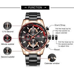 Relógio De Luxo MINIFOCUS MF0218G À Prova D' Água - comprar online