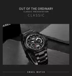 Relógio Masculino SMAEL 1363 Automático À Prova D´Água - loja online