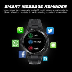 Imagem do Relógio Inteligente Smartwatch LOKMAT NRF52832 Nordic1.3"hd IP68