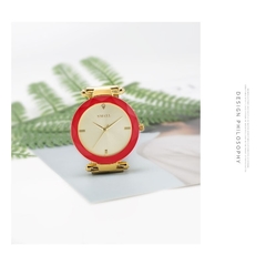 Relógio Feminino Pedras de Cristal SMAEL 1898 À Prova D´Água - comprar online
