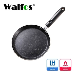 Panela Antiaderente De Ardósia WALFOS, Frigideira Wok De Liga De Alumínio Para Omelete, Bife 22cm - comprar online