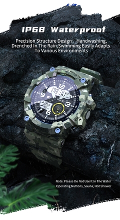 Relógio Inteligente Smartwatch LOKMAT ATTACK 2 GR5515 Android IOS - ElaShopp.com