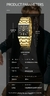 Relógio Masculino de Luxo Retangular VA VA VOOM VA-2431 À Prova D'Água - loja online