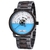 Relógio Mecânico de Madeira Aço inoxidável BOBO BIRD GT043 À Prova D'Água