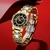 Relógios de Luxo Femininos LIGE 6700 Pulseira de Aço inoxidável - ElaShopp.com