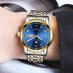 Relógio Masculino WWOOR 701E Aço Inoxidável - loja online