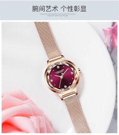 Relógio Feminino LANGLISH 610 Alta Qualidade Aço Inoxidável Impermeável - comprar online
