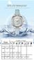 Relógio Feminino CURREN 9080 À Prova D'Água - ElaShopp.com
