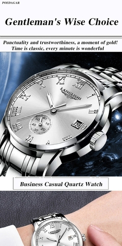 Relógios Masculinos PEODAGAR 609 Impermeável Aço Inoxidável na internet