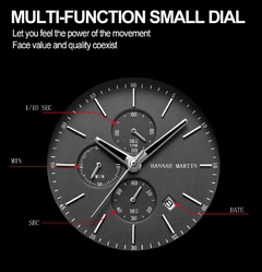Imagem do Relógio Multifuncional Hannah Martin HM-109 Pulseira de Malha de aço Inoxidável