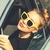 Óculos De Sol De Armação Amarela Unissex Espelo DOKLY C2 - comprar online