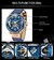 Relógio Masculino LIGE 8917 À Prova D'Água - loja online
