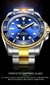 Relógio Masculino LIGE 6801 à prova d'água - ElaShopp.com