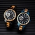 Relógio de Luxo Masculino BOBO BIRD GT045 aço inoxidável À Prova D'Água - loja online