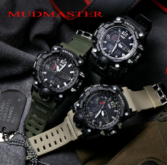 Relógio Militar Masculino SMAEL 1545 50m Impermeável led Quartzo Digital - comprar online