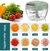 Cortador rotativo MYVIT manual de legumes Fatiador de alho Picador de frutas Triturado - loja online