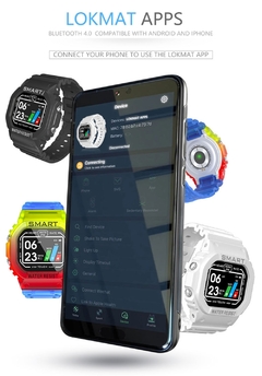 Relógio Inteligente Smartwatch LOKMAT SYD8811 Esporte