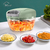 Cortador rotativo MYVIT manual de legumes Fatiador de alho Picador de frutas Triturado - comprar online