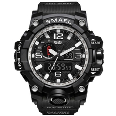 Imagem do Relógio Militar Masculino SMAEL 1545 50m Impermeável led Quartzo Digital