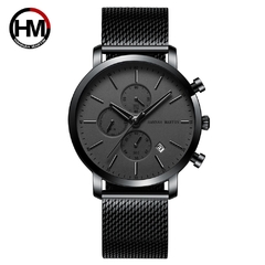 Relógio Multifuncional Hannah Martin HM-109 Pulseira de Malha de aço Inoxidável - loja online