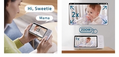 Monitor de Vídeo e Áudio ANKER, para bebês, Tela grande de 5 polegadas, Áudio Bidirecional, visão noturna - loja online