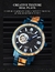 Relógio de Luxo Masculino BOBO BIRD GT045 aço inoxidável À Prova D'Água
