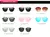 Óculos Redondos Clássicos ElaShopp de Sol - comprar online