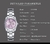 Relógio de Pulso Feminino WWOOR 8804 Aço Inoxidavel - ElaShopp.com